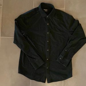 UNTUCKit dark green button down